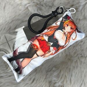 Handmade Anime Hololive Kiryu Coco Anxiety Relief Plush Keychain